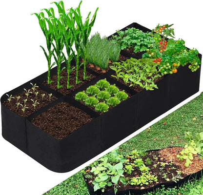 Vibes Garden™ Planting Bag Multi-gird Felt Growing